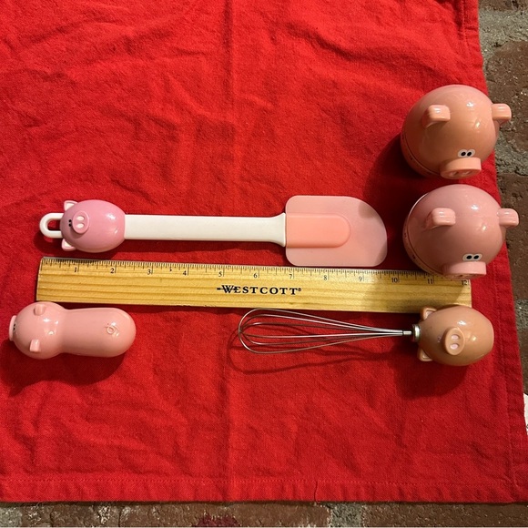 Joie Kitchen Piggy Wiggy Accessories Set Collection 5 Oink Gadget Bundle - Picture 13 of 13